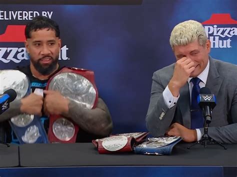 Cody Rhodes Confirms He And Jey Uso Were Drunk After Winning The Tag