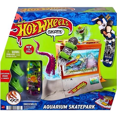 Skate E Rampa Hot Wheels Skatepark Aqu Rio Hgt Mattel Pirlimpimpim Brinquedos