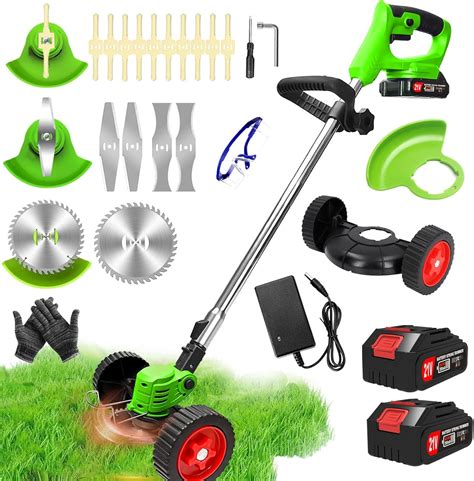 Decespugliatore A Batteria Tagliabordi Elettrico 21vtagliaerba A