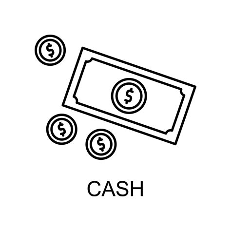 cash vector icon  vector art  vecteezy