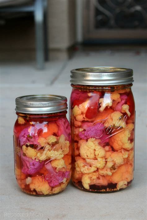 Purple And Orange Pickled Cauliflower Recipe