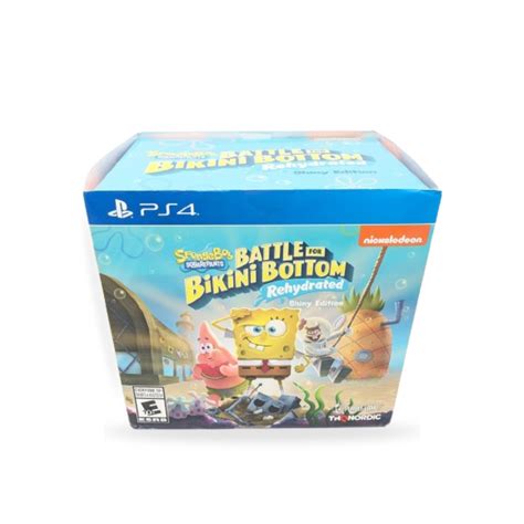 SpongeBob Squarepants Batlle For Bikini Bottom Rehydrated Shiny Edition PS Original