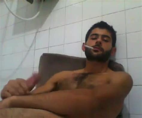 Hot Arab Guy Smoke And Stroke ThisVid