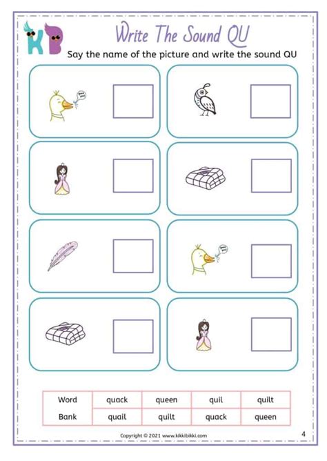 ROI Qu Phonics Worksheet Twinkl Lehrer Gemacht Worksheets Library