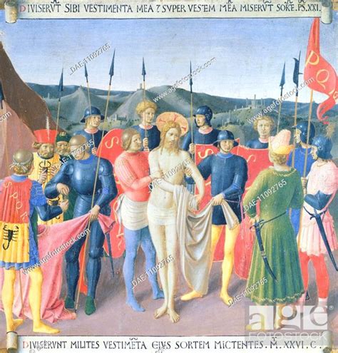 Inset Depicting Jesus Naked Panel From The Armadio Degli Argenti Silver Chest With The Life