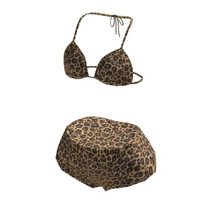 Bikini De Playa De Leopardo Roblox