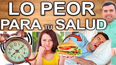 ESTO DESTRUYE TU SALUD Alimentos Y Hábitos Que Te Enferman A Diario