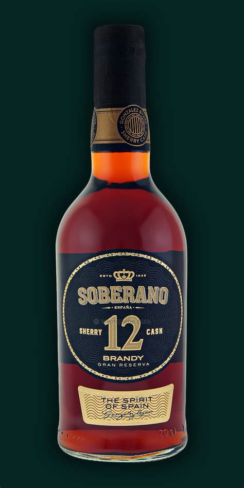 Gonzalez Byass Soberano Brandy Solera Gran Reserva 12, 17,50 ...