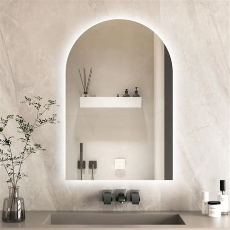 Amazon.com: LED Bathroom Mirror Vanity Wall Mirror with Lights, Arched