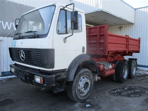 Camion Benne Mercedes Benz 2635 SK V8 Bi Turbo 6x4 3 Way Tipper