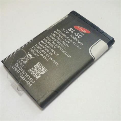 Brand New BL 5C 3 7V 1000mAh Li Ion Rechargeable Battery Battery Needs