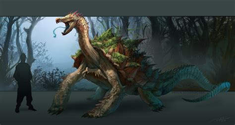 Chelydra Giant Snapping Turtle Monster Creature Dungeons