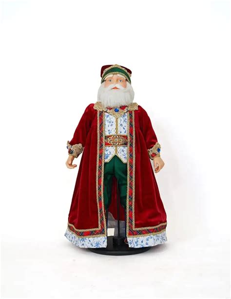 Chinoiserie Santa Doll 24 Modern Display