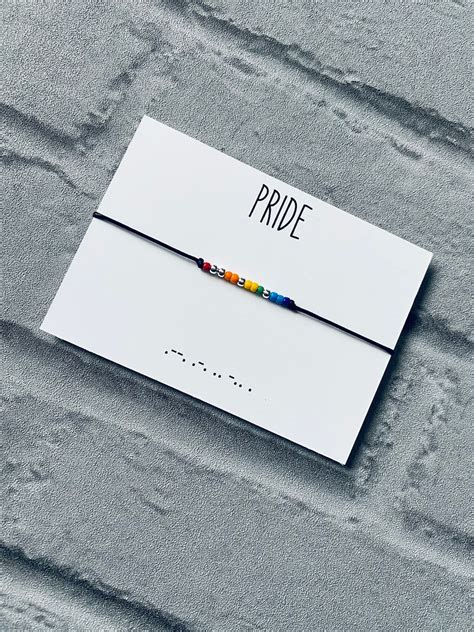 Pulsera Del Orgullo Gay Pulsera LGBT Pulsera De Las Parejas Etsy
