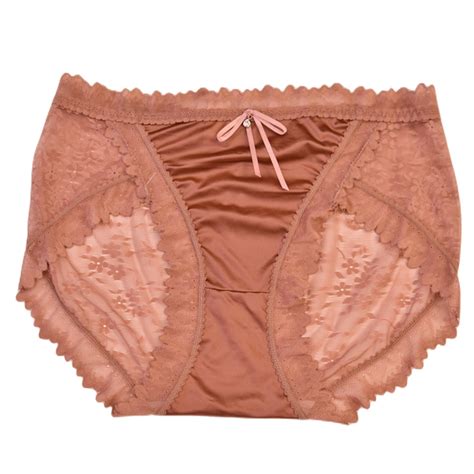 Icvfdpl Women S Panties Satin Lace Seamless Skin Friendly Embroidered Large Size Bikini Soft