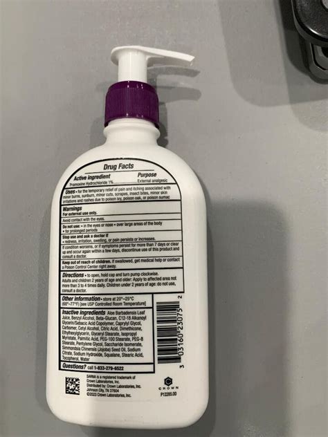 Sarna Sensitive Anti Itch Maximum Strength Lotion 7 5 Oz Bottle 303160230752 Ebay