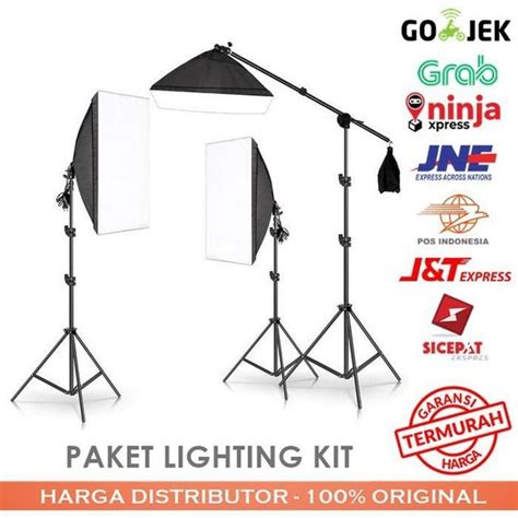 Jual Promo Paket Lampu Studio Lighting Continuous Non Flash Vlog Foto