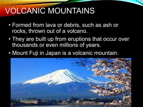 Mountains 5 Types Ppt