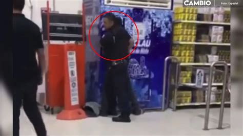 Con las manos en la masa Detienen a ladrón de supermercado en Santa