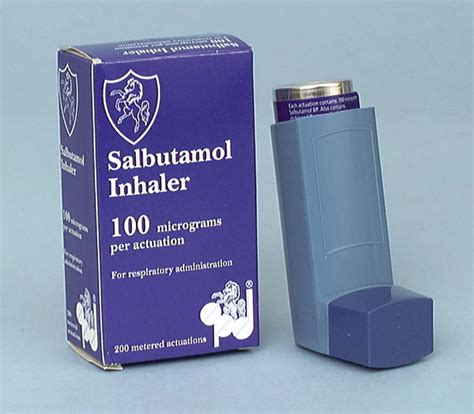 aes salbutamol inhaler mg metered dose   doses