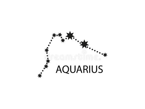 Aquarius Horoscope And Astrology Zodiac Sign Stock Vector