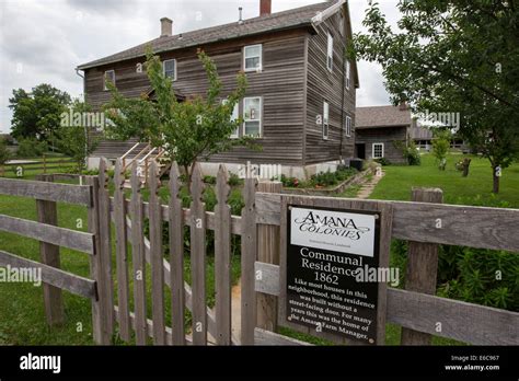 Amana, Iowa - The communal Amana Colonies, established by German ...