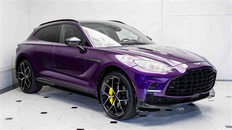 Storm Purple On Onyx Blackdeep Purple 2024 Aston Martin Dbx 707 Youtube