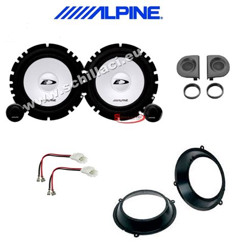 Kit Altoparlanti Anteriori Alpine Fiat Panda Con Adattatori E