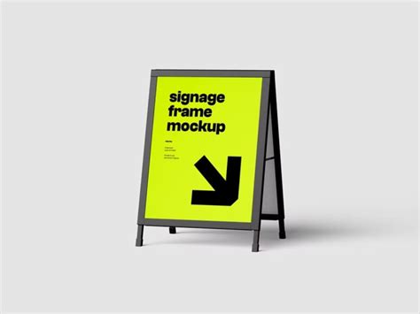 Signage Mockup by spacestudios on Dribbble