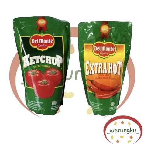 Jual DEL MONTE KG Ketchup Saos Tomat Extra Hot Sambal Shopee Indonesia