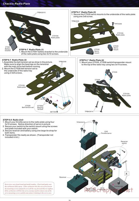 Cen Ct5 Instruction Manual • Rcscrapyard Radio Controlled Model