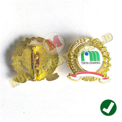 Pin Logo Tirta Dharma Murah Lencana Logo Tirta Dharma Murah Pesan