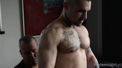 Naked Underwear Model Gets A Boner During ThisVid