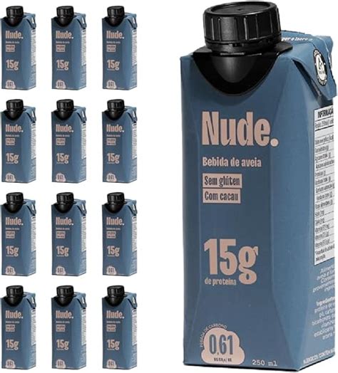 Pack Nude Bebida De Aveia Proteica Cacau Ml Caixa Unidades Amazon Br Alimentos E
