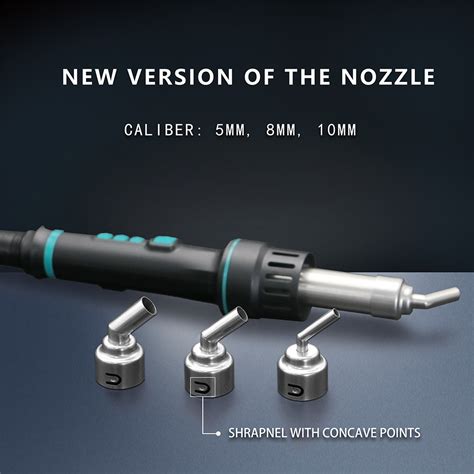 Sugon Dx Pro Hot Air Soldering Station Degree Curved Nozzle Mm Mm Mm Bent