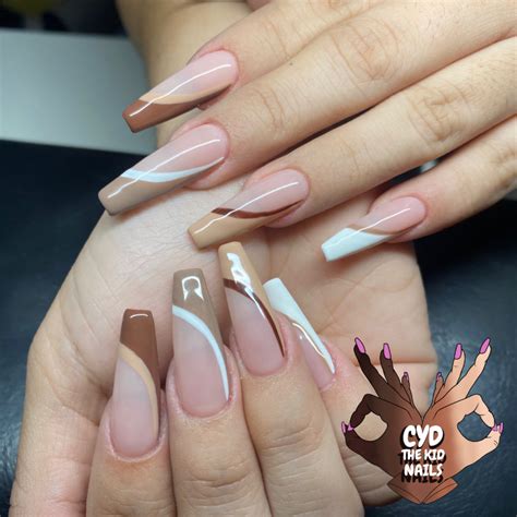 Nude On Nude Swirl Front Set Nails Nail Inspo Swirl