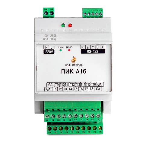 Контроллер программируемый индустриальный ПИК А16 – ЗАО "НПФ Прорыв"