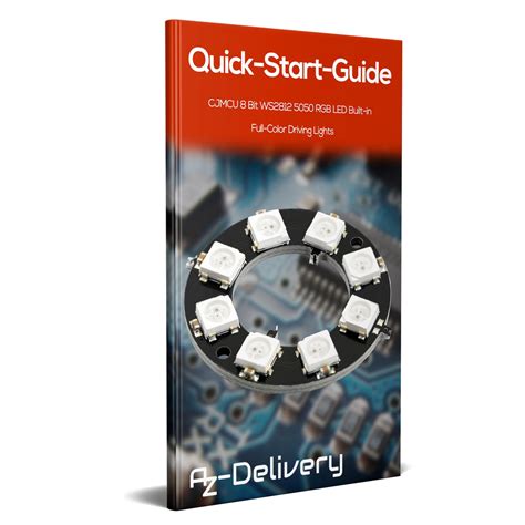 RGB LED Ring 8 bit WS2812 5050 + integrierter Treiber | Kompatibel mit