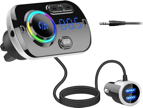 Lencent Fm Transmitter Bluetooth Fm Transmitter Wireless Radio Adapter