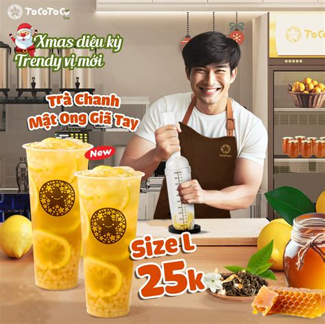 Trà chanh mật ong giã tay siêu phẩm cực hot của ToCoToCo chính thức chào sân