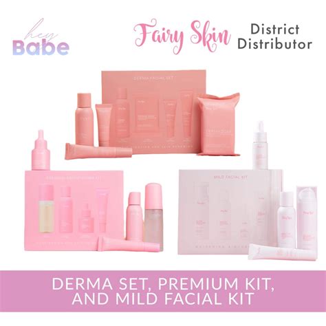 Fairy Skin Derma Facial Set Premium Brightening Kit And Mild Facial Kit Shopee Philippines