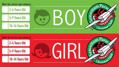 2017_OCC_Shoebox_Labels_BG | Operation christmas child, Operation ...