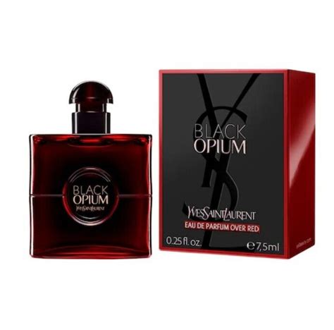 Ysl Black Opium Miniature Eau De Parfum Over Red Perfume Yves Saint Laurent Ebay