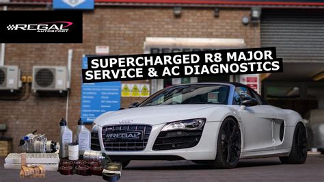 Fixing The AC On A Supercharged Audi R8 V10 Spyder And Replacing Engine