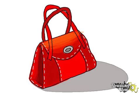 How To Draw A Purse DrawingNow