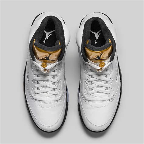 AIR JORDAN 5 "WHITE/METALLIC GOLD"