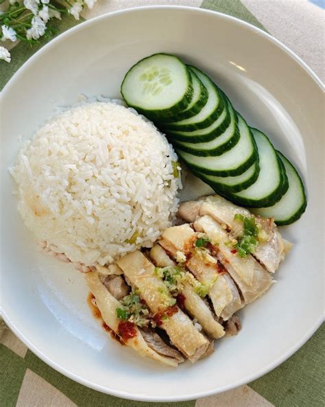 Rice Cooker Hainanese Chicken Rice Easy One Pot Recipe Taste It