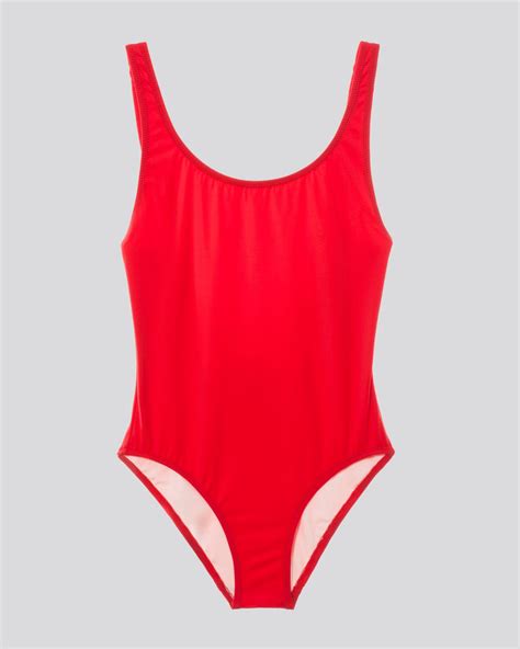 The Anne Marie One Piece In Ruby Solid And Striped