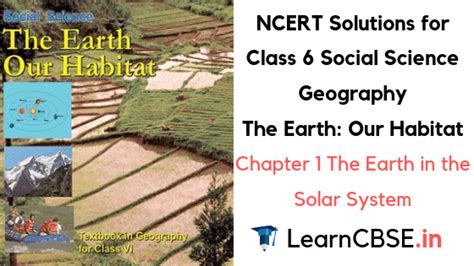 Ncert Solutions For Class Social Science Geography Chapter The