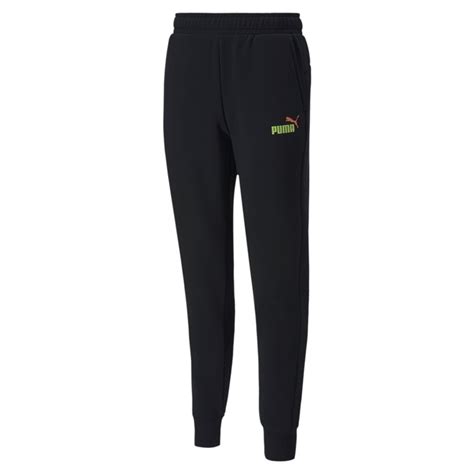 Puma Essentials 2 Col Logo Pants Fl Black